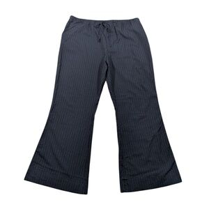 Silence + Noise Navy Blue Stipe Drawstring Pants Size XXL